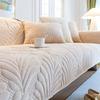 Almofada de Sofá, Veludo Leiteiro de Alta Qualidade para Inverno, Adequada para Todas as Estações, Capa de Encosto Simples e Moderna, Almofada de Assento de Luxo Leve, Decoração de Casa Estilosa