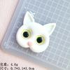 Novos acessórios de resina de gato 3D tridimensional grande feitos à mão criativos faça você mesmo adesivo de geladeira creme gel gota capa de telefone celular