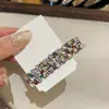 Pasador de Pelo Coreano Dongdaemun Nuevo con Forma de Corazón y Pedrería Moda Pinza para Flequillo Pinza de Pelo Completa de Pedrería Pinza de Pelo de Lujo Ligero para Mujeres