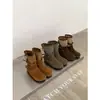 Nuevas Botas Vaqueras Retro Occidentales Otoño/Invierno 2026 para Mujer, Botas de Media Caña con Tacón Grueso y Hebilla, Botas de Jinete, Botas Cortas para Motocicleta