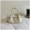Bolso de Mano Plegado con Lazo Estilo Coreano de Nicho para Mujer 2026 Nuevo Diseño de Nicho Versátil Bolso de Hombro Cruzado para Viajes