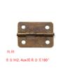 Cobre bronze dobradiça arredondada de 1 polegada 180 mini dobradiça de posicionamento 24 * 18mm caixa de presente pequena dobradiça fivela