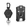 Amazon hebilla fácil de tirar nueva hebilla giratoria de 360 grados de rayas hexagonales traje de funda para tarjeta de cable de acero revestido grueso
