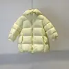 90 Plumas Nuevo Estándar Nacional Chaqueta Gruesa de Plumas para Niños Pequeña Mediana Larga con Capucha Capucha Desmontable Abrigo Nuevo Estilo Invierno para Niñas