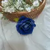 Atacado flanela de pérola cabeça de flor rosa simulação carro de casamento flor artificial DIY design de mão design floral vendas diretas transfronteiriças