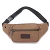 Caja Registradora de Puesto de Mercado de Verano Riñonera para Hombre Lona Vintage Bolso Cruzado a la Cintura Bolsa para Teléfono Móvil Personal de Motociclista Venta Caliente