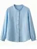 Camisa Top Casual de Manga Larga con Cuello Alto de Borde de Hongo Negro para Mujer, Nueva Versátil de Primavera Otoño, Cárdigan, Chaqueta Pequeña, Versátil, Adelgazante