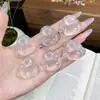Colgante de Buda de calcedonia blanco hielo de alta calidad, tallado a doble cara, colgante de Buda Maitreya de calcedonia translúcida, joyería de colgante de jade