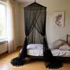 Nova Mosquiteiro de Teto Extra Denso Cúpula Palácio de Princesa Fio de Rede Comprimento do Chão Casa Cama Dormitório Beliche Sem Instalação