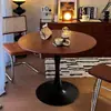 Mesa Casual para Reunião Tulipa Branca, Mesa de Jantar para Cafeteria e Loja de Chá com Leite, Mesa Redonda Pequena e Cadeiras para Varanda Estilo Nórdico, Mesa de Centro para Uso Doméstico