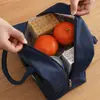 Bolsa de almuerzo a prueba de polvo de almacenamiento simple bolsa de picnic conveniente bolsa de almuerzo portátil bolsa de almuerzo para estudiantes para llevar bolsa térmica bolsa de almuerzo fábrica
