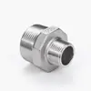 Acero inoxidable 304 reductor de diámetro a alambre reductor de diámetro hexagonal doble alambre exterior tamaño cabeza adaptador pasante recto 1 pulgada 6 minutos a 4 minutos