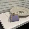 Nova Bolsa para Joias Compacta de Couro Genuíno com Anel de Diamante, Mini Bolsa para Batom, Porta-Moedas, Caixa de Armazenamento para Joias de Anel, Colar, Brincos