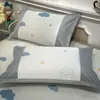 Fundas de almohada de seda helada de verano frescas y sencillas, juego de dos, 48x74 cm, fundas de almohada de ratán helado para uso doméstico, funda interior para núcleo de almohada de niños