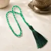 Pulsera de Borlas de Color Sólido con 33 Cuentas, 8*10mm, Pulsera de Cristal para Rezar del Medio Oriente Saudí, Unisex, Regalo de Cumpleaños
