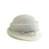 Elegante Sombrero de Estilo Francés Inspirado en Hepburn para Mujer, Versátil Sombrero de Pescador de Verano, Estilo Aristocrático Vintage, Sombrero de Pescador con Borde Enrollado, Nuevo