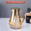 Hervidor de agua fría de diamante de vidrio resistente a altas temperaturas, para el hogar, gran capacidad, tetera, refrigerador, blanco frío, abierto, alto valor de color, hervidor de agua fría