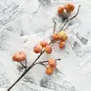 Flores Artificiais de Alta Qualidade, Abóboras, Frutas Vermelhas, Flores Falsas, Materiais Florais de Nicho, Folhagens para Pousadas, Arranjos Florais