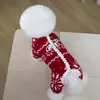 Ropa nueva para perros de otoño e invierno, ropa para mascotas estilo Teddy, engrosada para el invierno, 26, estilo nórdico, con apertura en la espalda y cuatro patas