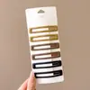Pinza para el pelo parte trasera de la cabeza pinza lateral para mujer pinza bb simple pinza de horquilla pinza pinzas para el pelo pinza de una palabra fijación de cabellos sueltos flequillo accesorios para el pelo