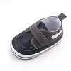 Sapatos Casuais de Lona para Bebê Primavera e Outono Sapatos de Bebê Masculinos Velcro Solado Macio Anti-Chute Sapatos para Bebê e Criança Pequena 2606