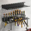 Estante de Herramientas G-2 Estante de Almacenamiento para Brocas y Llaves Organizador de Cocina Montado en Pared Estante de Almacenamiento de Ferretería con Múltiples Agujeros