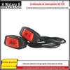 Acessórios de modificação de motocicleta interruptor de pisca-alerta duplo farol alto e baixo controlador de farol LED interruptor luz de emergência desligar ultrapassagem