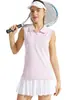 Nueva Camiseta de Golf Ropa de Tenis para Mujer Top sin Mangas Moda Camisa Polo Top Deportivo para Mujer Transpirable de Secado Rápido