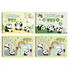 Livro de Desenho Panda Cartoon A4 Cores Verdadeiras, Livro de Desenho Espesso para Crianças, Caderno de Esboços de Arte para Ensino Fundamental, Livro de Desenho em Branco