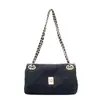 2026 Nuevo Bolso de Cadena Cuadrado con Diseño de Diamantes Estilo Fragancia Pequeña para Mujer, Bolso Cruzado de un Solo Hombro con Sensación de Alta Gama, Bolso Pequeño Cuadrado para el Trabajo