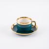 Xícara de café com borda dourada estilo europeu xícara e pires de cerâmica para uso doméstico xícara e pires de chá da tarde com aparência elegante colher copo de água requintado xícara de chá com flores