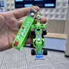 Llavero Creativo de Dibujos Animados Modelo de Carreras de Fórmula Colgante para Mochila Muñeca Exquisita Cadena para Llaves de Coche Pequeño Regalo