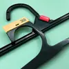 En Stock Plástico Transparente Juego de Cinco Capas de 5 Piezas de Perchas para Sujetadores, Color Impreso Codificado por Talla de Sujetador Clips para Exhibición de Ropa