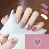 Variedad de Manicuras Impresas Portátiles, Parches Reutilizables de Uñas Postizas en Caja, Patrón de Cuadros Terminado