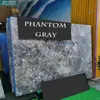Láminas de Mármol Natural, Muestra Disponible: Travertino de 15*15 en Blanco, Negro, Gris, Marrón, Tonos Oscuros y Claros para Muebles, Cubiertas de Mesa de Comedor y Piedra para Paredes