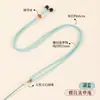 Cordão de Colar Ajustável Feito à Mão, Alça de Celular de Alta Qualidade Resistente ao Desgaste, Cordão com Pingente de Jade