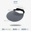 Sombrero de Sol Plegable Wo Nuevo Estilo Verano Integrado Sin Costuras Protección Solar, Sombrero de Sol de Ala Ancha para Hombres y Mujeres con Parte Superior Abierta