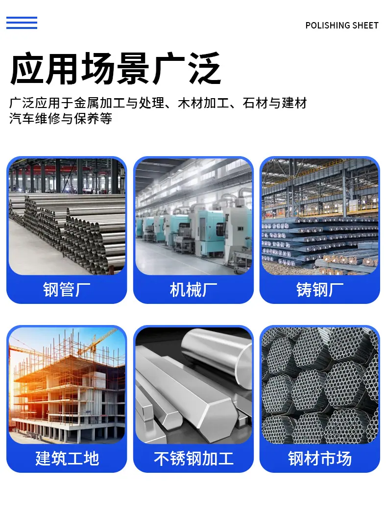 厂家货源100mm百页轮定制加厚耐磨抛光轮金属打磨砂轮片磨片