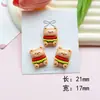 Serie de Osos de Café Lindos Accesorios de Resina para Manualidades Funda de Teléfono Parche para Zapatos de Agujero Material para Pasador de Pelo Accesorios para el Cabello