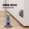 Tapón de puerta magnético fuerte para el hogar, tapón de puerta anticaída sin taladro, tapón de puerta de silicona montado en el suelo para prevenir colisiones