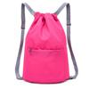 Fabricantes de Bolsas de Gimnasio Venta al por Mayor Exterior Casual Impermeable Mochila Diaria para Estudiantes Mochila Casual Personalizada con Cordón