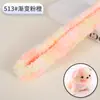 20mm Bastão Torcido de Fleece Coral Degradê Tingimento Degradê Pelúcia Densa Kit de Material DIY Material de Cachorrinho de Pelúcia