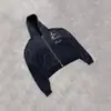 Nuevo Sudadera con Cremallera Estilo American Gothic High Street Hip Hop Streetwear para Otoño e Invierno Punk Creativo