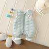 Suspensórios de outono e inverno para bebês meninos e meninas, suspensórios de algodão acolchoados quentes com forro de lã direcional de cachorrinho, calças de algodão