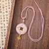 Colar de Brocado Song Ruyi Fechadura Fanghua Estilo Chinês Novo Feito Sob Medida Pingente Broche DIY Hanfu Qipao Presente Cultural e Criativo