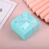 Caja de Joyería con Lazo y Tapa, Caja de Embalaje para Regalo, Caja para Anillo, Pendientes, Collar, Colgante, Caja de Joyería, Caja de Regalo