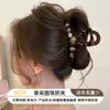 Presilha de cabelo grande de bolinhas para mulheres com cabelo grosso, modelo novo de alta qualidade 2026, grampo para coque na parte de trás da cabeça, acessório de cabelo tipo pinça de tubarão