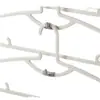 Perchas de Ropa por Capas Protectoras del Cuello, Ahorro de Espacio, Antideformación, Perchas para Ropa del Hogar, Perchas de Plástico Antideslizante para Ropa de Adultos, Venta al por Mayor