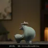 Novo Ornamento de Cavalo de Cerâmica Estilo Chinês para Atrair Riqueza, Adequado para Sala de Estar, Hall de Entrada, Bar de Vinhos, Decoração de Mesa, Decoração de Cavalo do Zodíaco para Mesa de Escritório