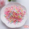 Pegamento crema accesorios pequeños diy grano de azúcar pieza de cerámica suave simulación chocolate horquilla de seda pegamento crema lindo grano joyería diy